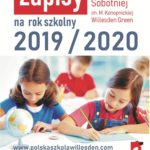 Zapisy na rok szkolny 2019/2020